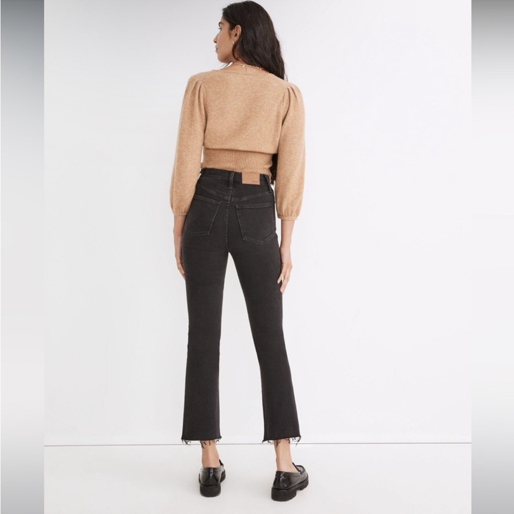 Madewell Cali Demi-Boot Jeans in Bayland Wash: Raw-Hem Edition NWT